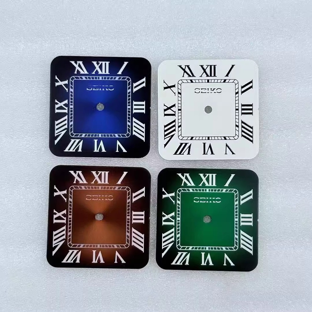 [New 35] Mặt số NH35 Đường kính mặt số La Mã vuông Đường kính đồng hồ cơ 27mm Sửa đổi Phụ kiện đồng 