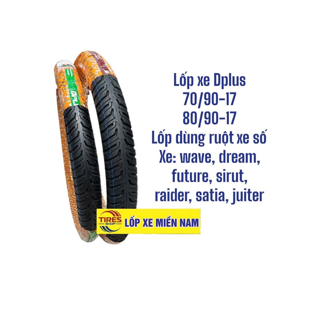 Lốp XE SỐ DÙNG RUỘT Dplus gai citi - extra phụ kiện xe máy