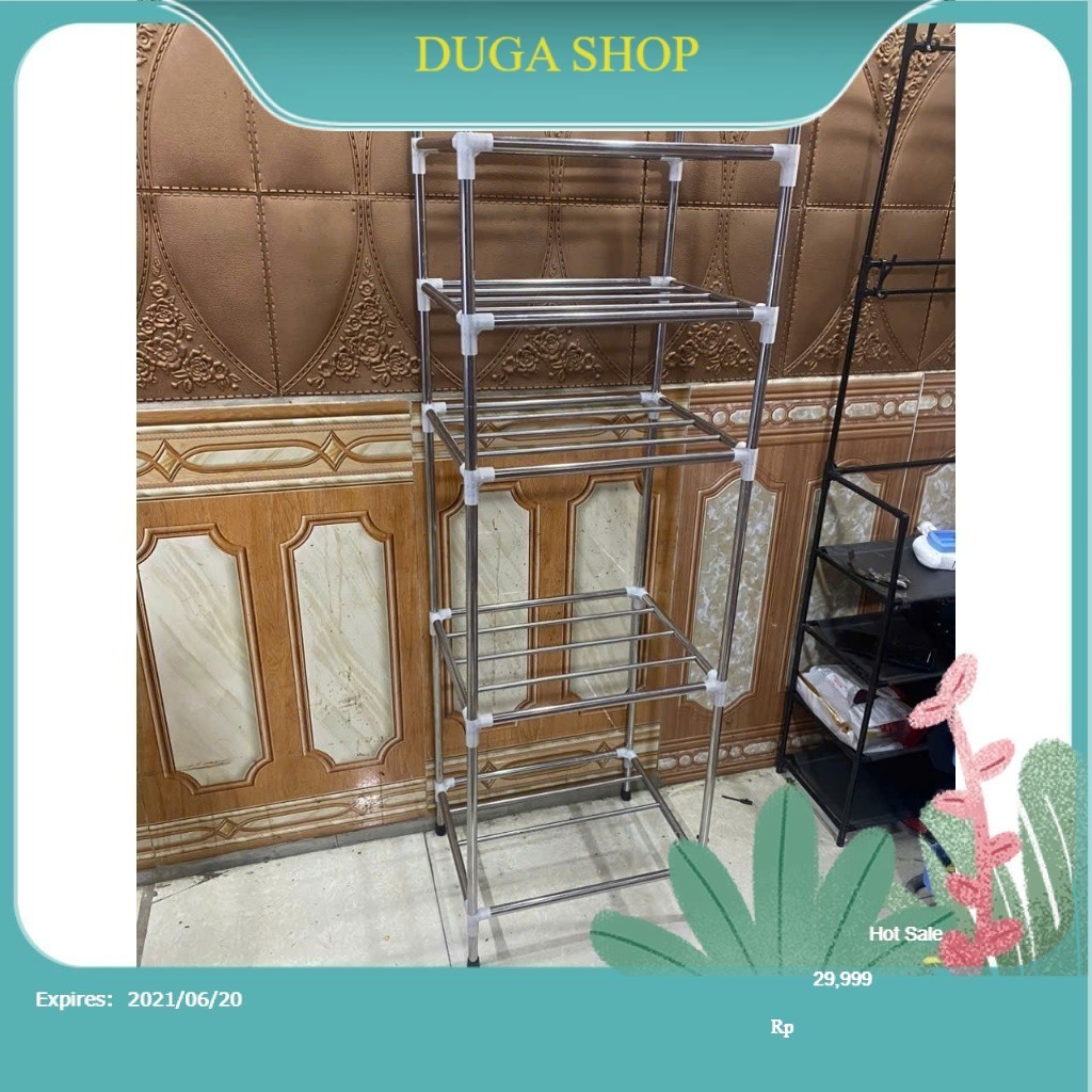 Kệ Nhà Bếp 5 Tầng Kệ Phòng Khách Đa Năng DKSTORE Khung Thép Carbon Phun Sơn Tĩnh Điện Hàng Loại 1 DU