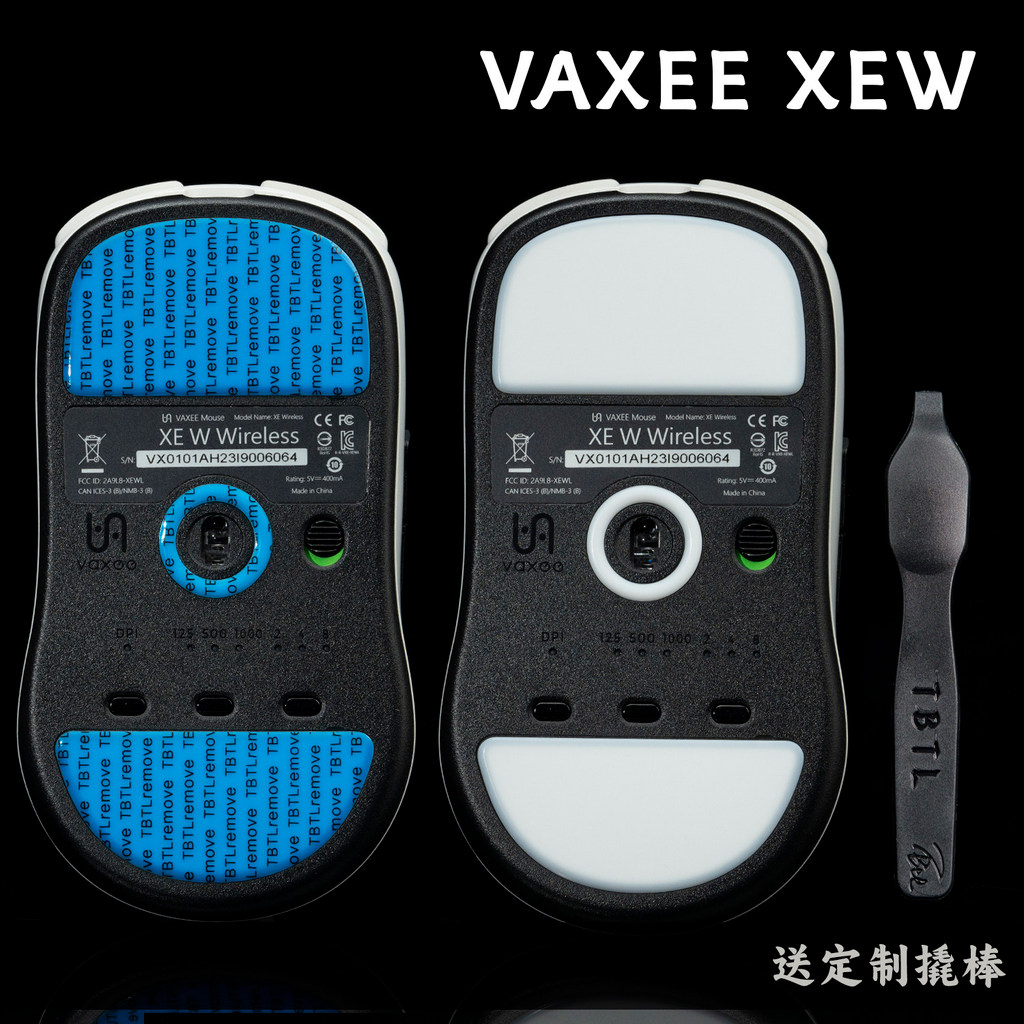 VAXEE XE Không Dây Không Dây Không Dây Bất Thường XEv2 TBTL Chuột Chống Tràn Keo PTFE Chân Miếng Dán