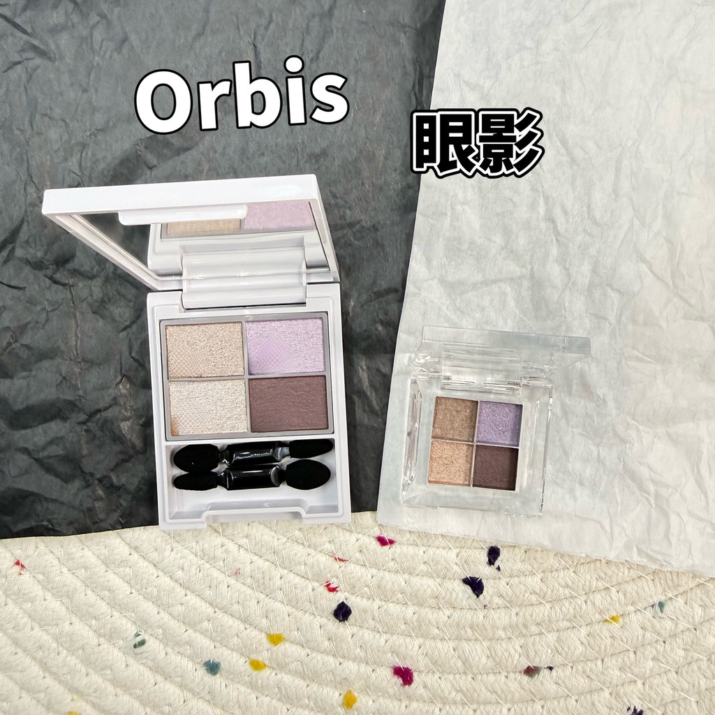Mẫu phấn mắt bốn màu Orbis Orbis Nhật Bản 05 #Cool Màu kiểm tra màu tím xám