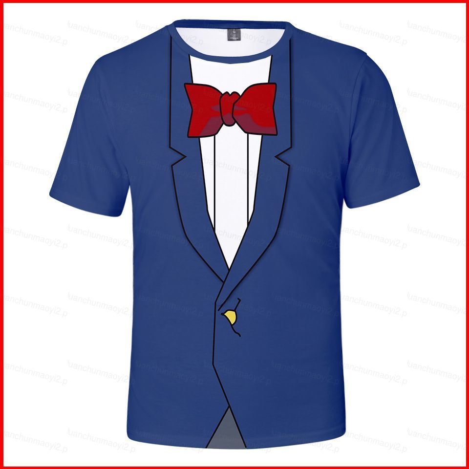 Áo Thun Anime Detective Conan Phù Hợp cosplay Kaito Kid - Thiết Kế Unisex