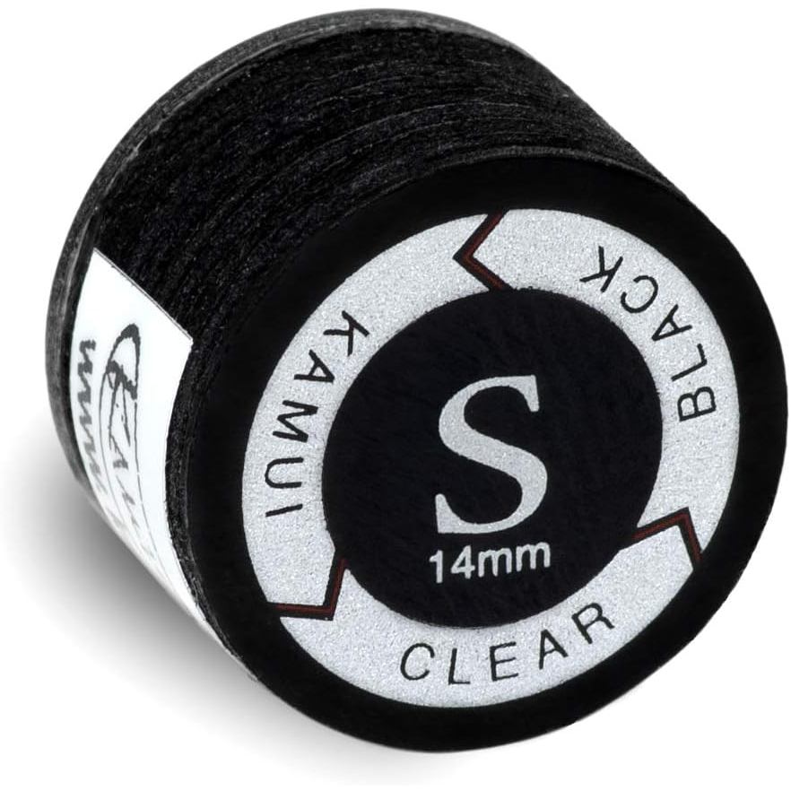 KAMUI Clear Black Laminated Pool Billiard CUE TIP - 1 chiếc