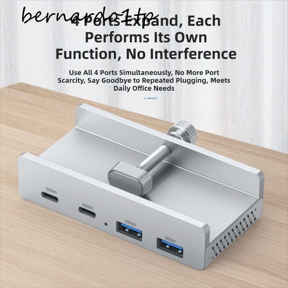Kẹp HUB USB BERNARDO, Bộ chuyển đổi bộ chia USB USB 3.2 / 3.0 / 2.0 5Gbps, Nguồn điện siêu cao Phụ k
