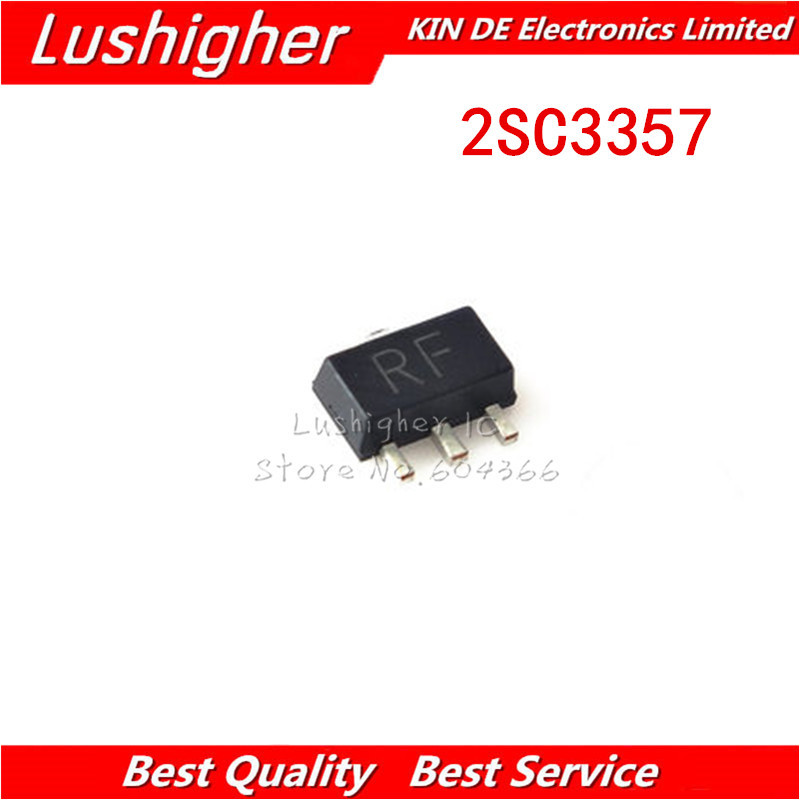 20 CHIẾC 2SC3357 3357 RF SOT-89 Ống tần số cao SMD