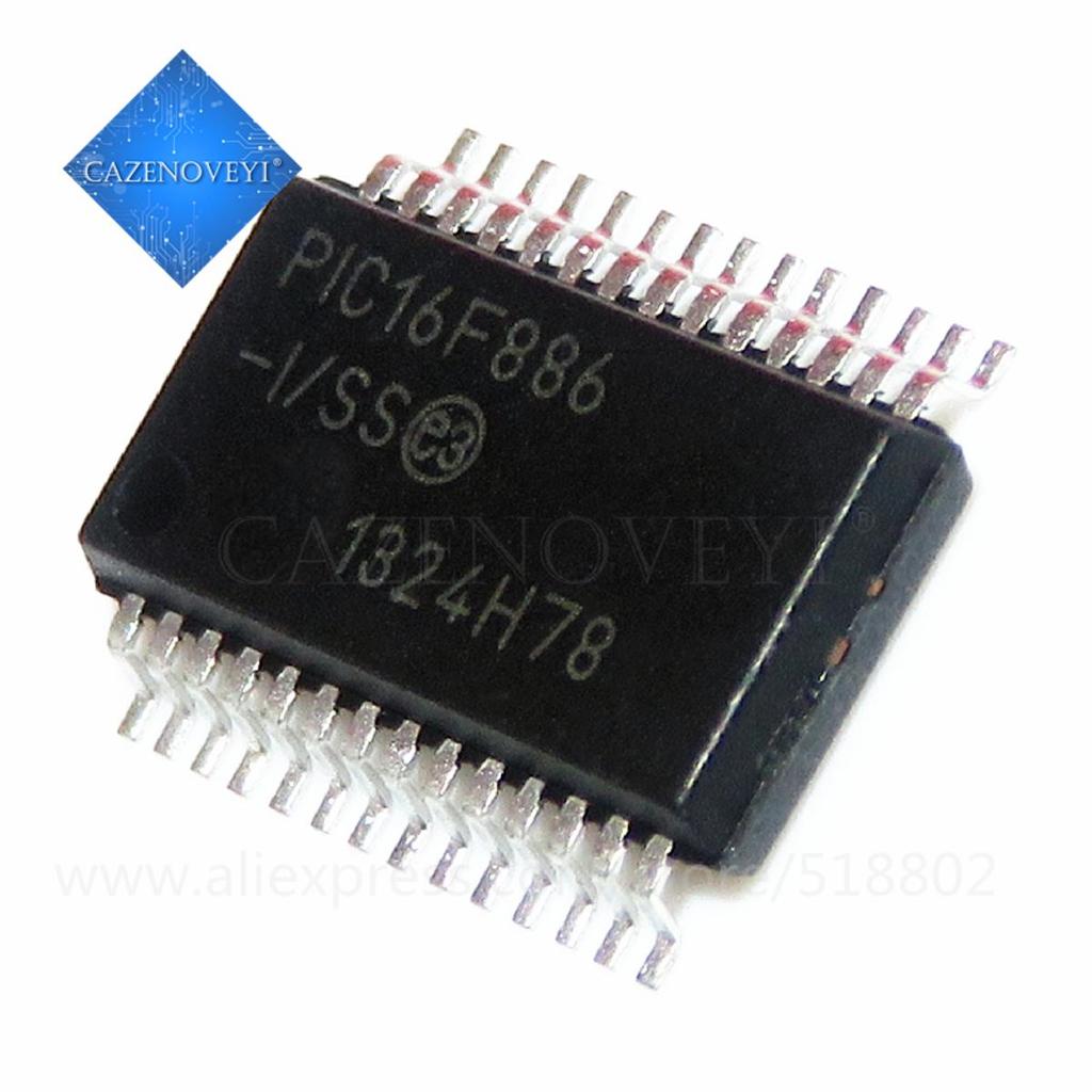 1 Cái / lốc PIC16F886-I / SS PIC16F886 16F886 SSOP-28 Còn Hàng