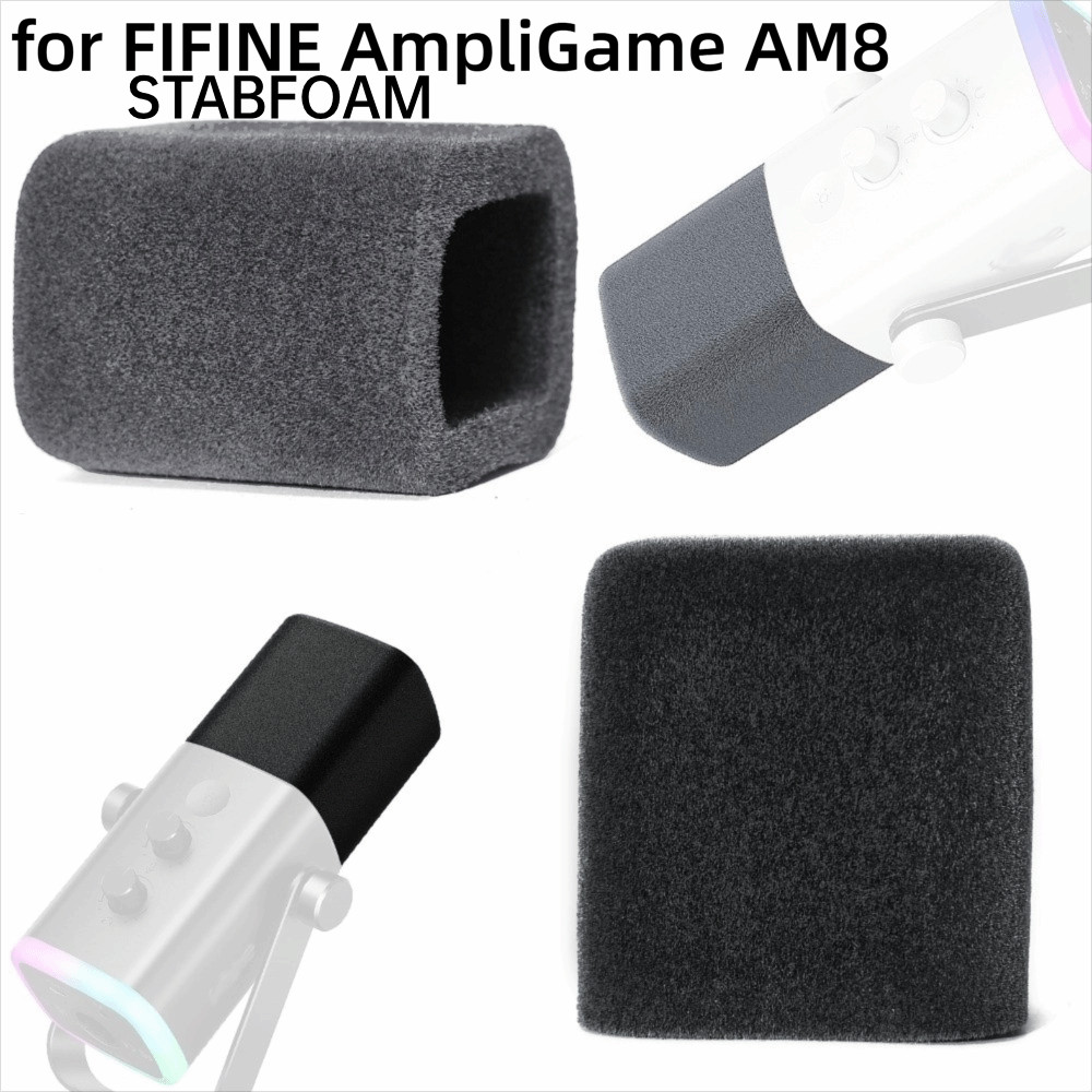STABFOAM 1 Chiếc Mic Kính Chắn Gió, Xốp Xốp Đổ Xô Giảm Tiếng Ồn Micrô, Thay Thế Chống Gió Pop Lọc Ba