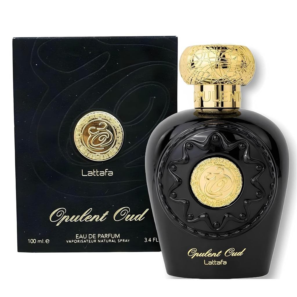 Lattafa Opulent Oud cho Uni Eau de Parfum Spray, 3,4 Ounce