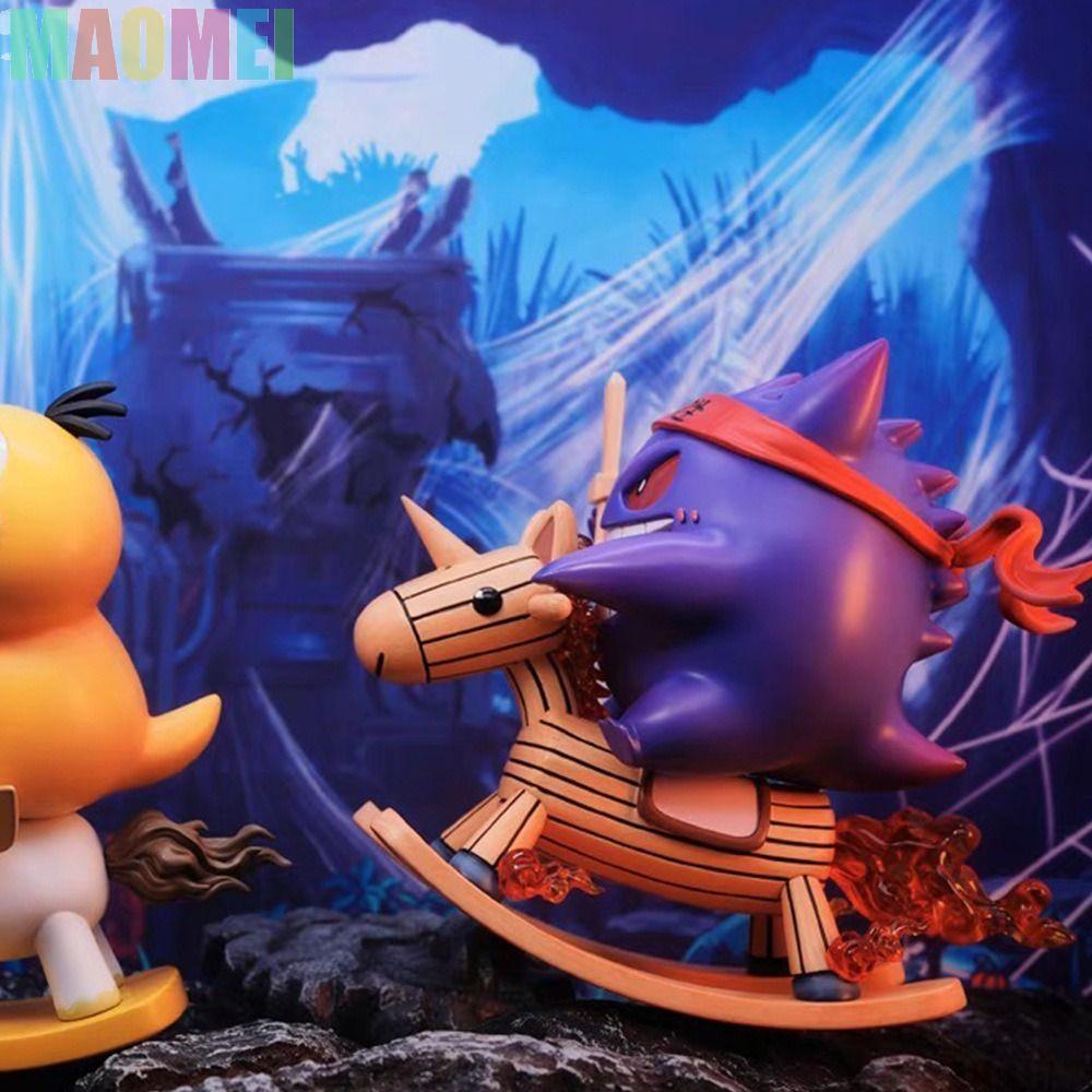 MAOMEI Anime Nhân Vật Hành Động, Cưỡi Ngựa Cổ Vũ Vịt Anime Mô Hình Búp Bê, Mô Hình Tượng Phải Thắng 