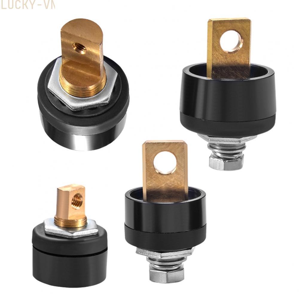 DKJ10 25 35 50 Welding Rear Plate Fast Connector Socket with Gold Black Color