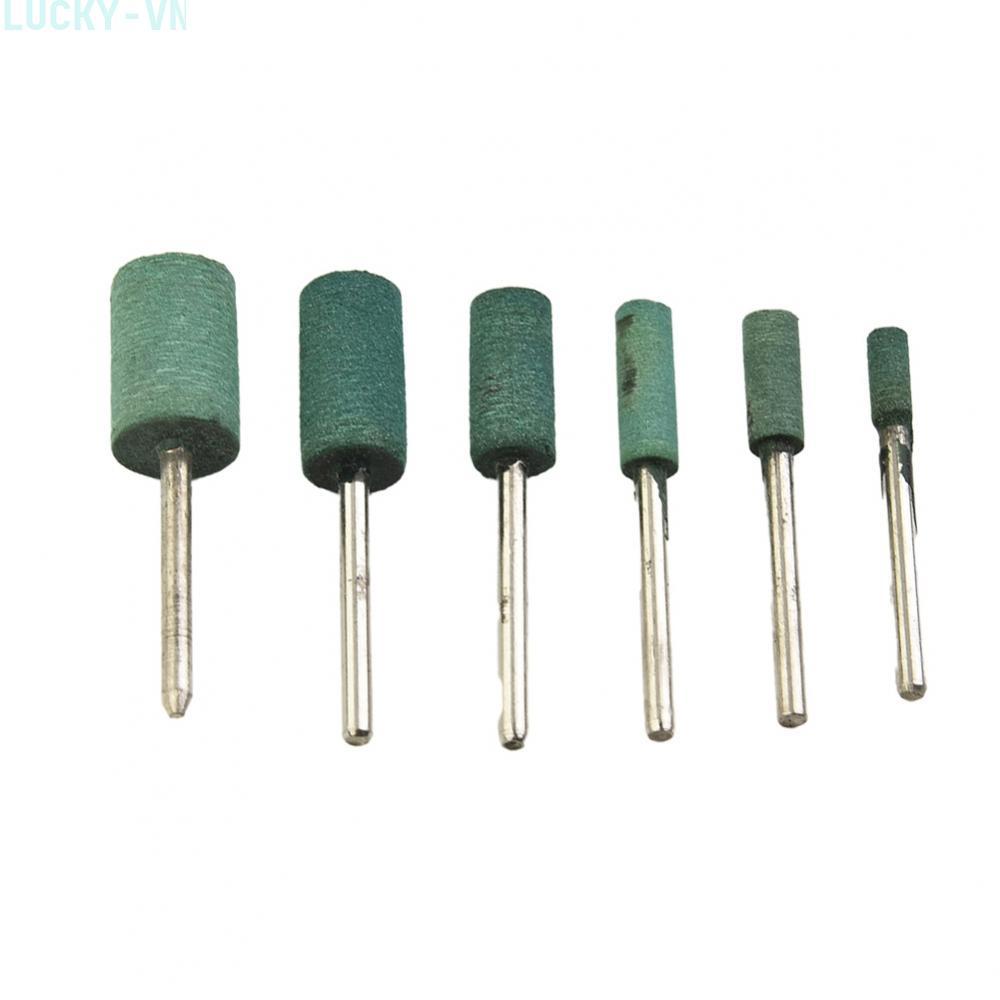Polishing head Cylinder 6pcs Cleaner Drill Rubber Smoothing 4/5/6/8/10/12mm
