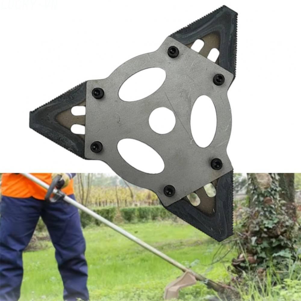 Brush Cutter Blade Convenient Size Efficient Cutting Power 3 Teeth Blade