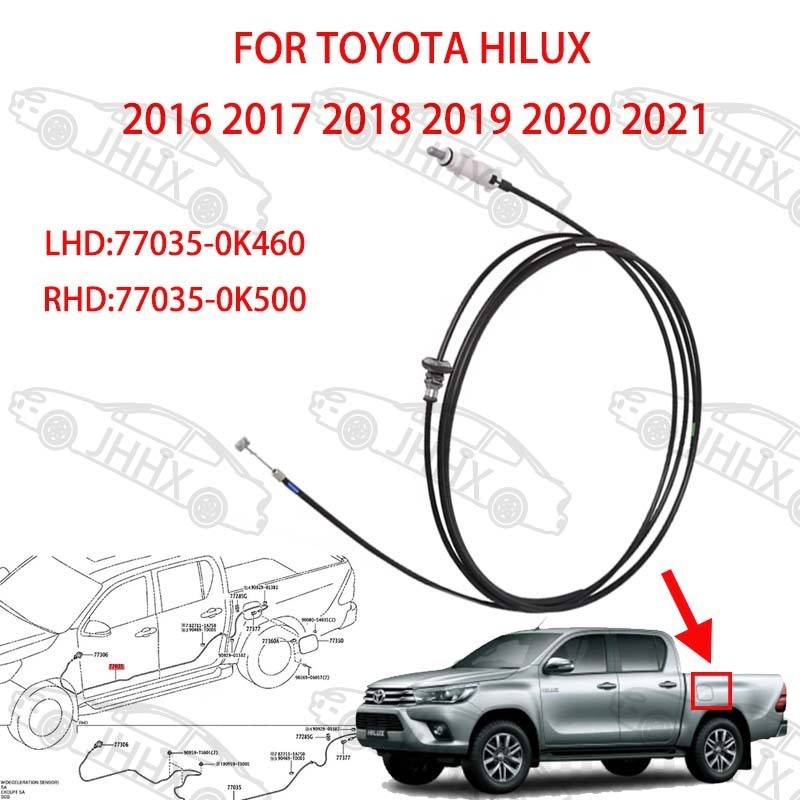 HILUX HILUX HILUX HILUX 2016 2017 2018-2021 Dây kéo ga Bình xăng Dây kéo trái phải Lái xe chất lượng