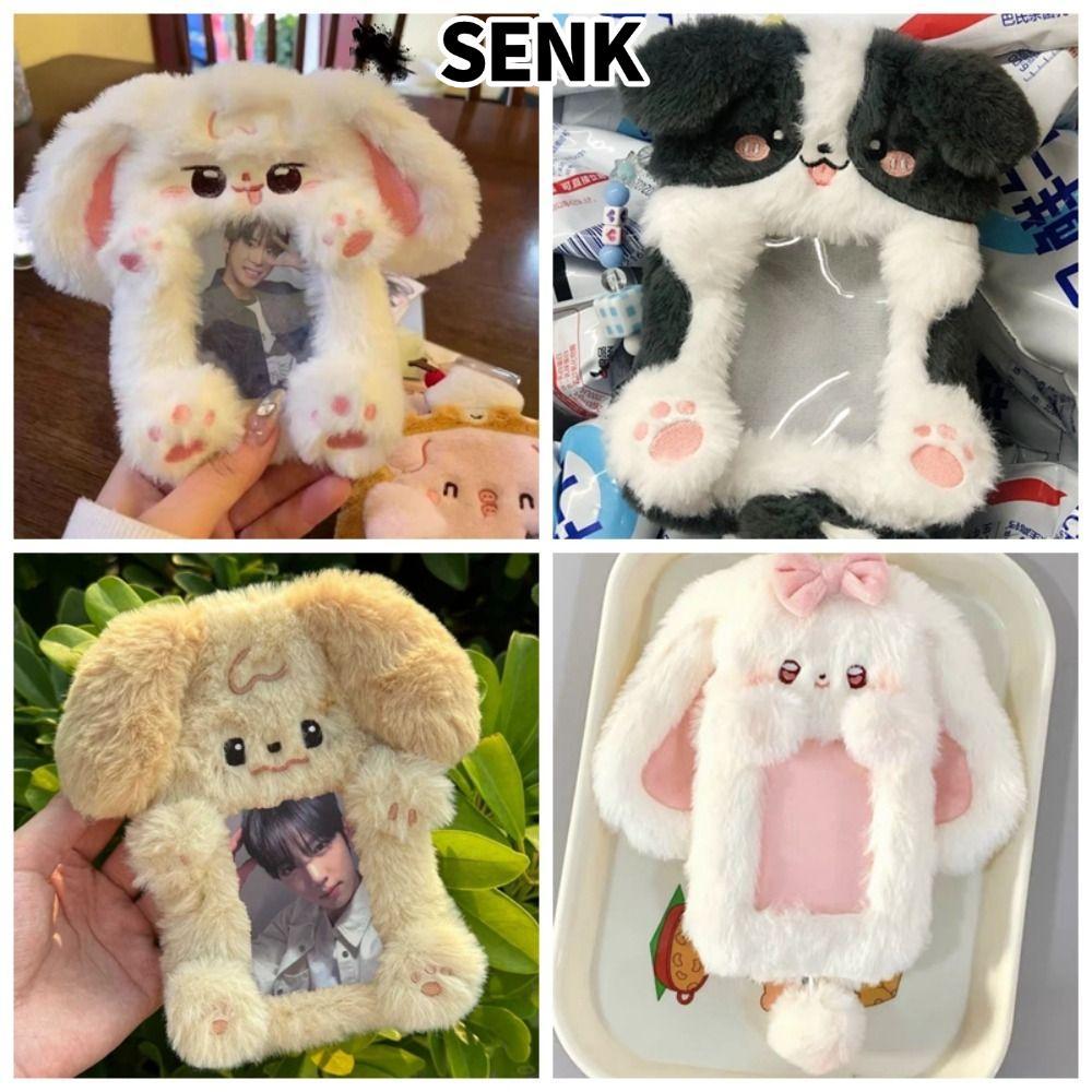 SENK Photocard, Đa Năng Tai Lớn Thỏ / Border Collie Photo Card Holder, Chất Lượng Cao Sang Trọng Thẻ