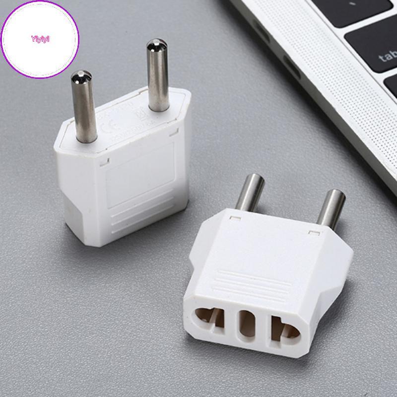 Yiyi 5 / 10 Cái Us Sang Eu Chuyển Đổi Cắm Eu Sang Us Us To Au Flat Plug To Dual Use VN