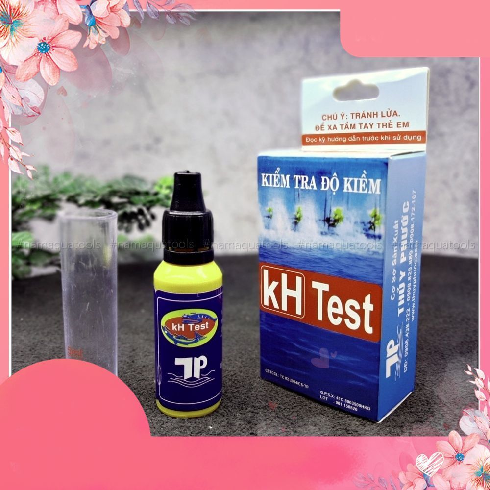 kH Test Kit (thuyphuoc) | Kiểm Tra Nhanh Độ kiềm kH Cho Bể Cá Cảnh, Bể Thuỷ Sinh .namaquatic