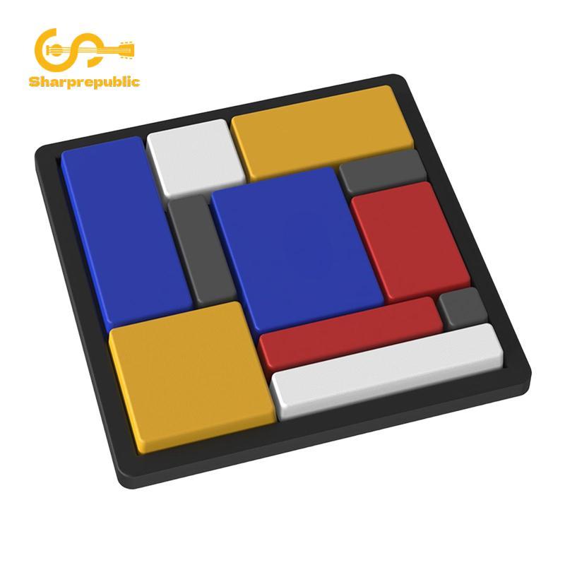 Sharprepublic Game Cầm Tay 4 Tương Tác Di Động IQ Test Mind Toy Brain Teaser Cho Bé Trai