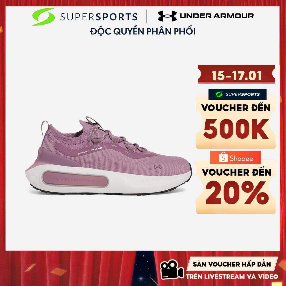 Giày Sneaker Nữ Under Armour Phantom 4 Xám - 3027594-300