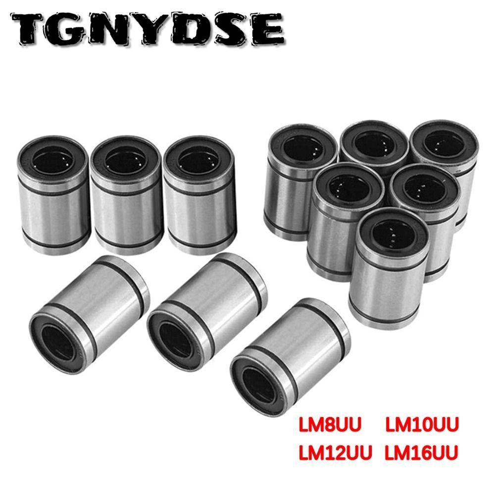 TGNYDSE Bushing Thép Chrome Mạ Niken Bền LM3U LM4UU LM5UU LM6UU