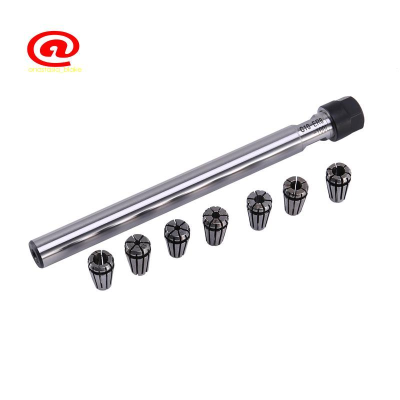 C10 Er8A 100L Collet Chuck Holder + 7 Cái Er8 Spring Collet Set