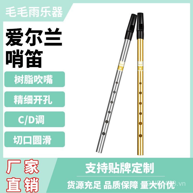 NAOMI NAOMI Ailen Còi Đồng Thau C Chìa Khóa D Người Mới Bắt Đầu Nhập Mẫu Cao Cấp Sáu Lỗ Ghi Âm Sáo L
