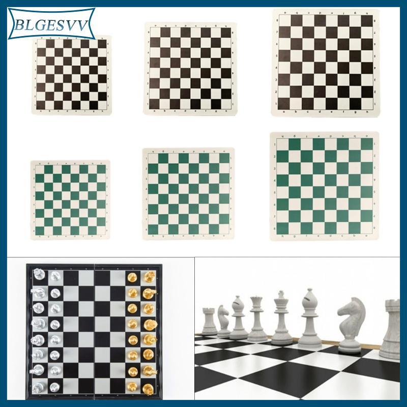 PU Chess Board Soft Rollable Chessboard Light Weight Tournament Chess Mat