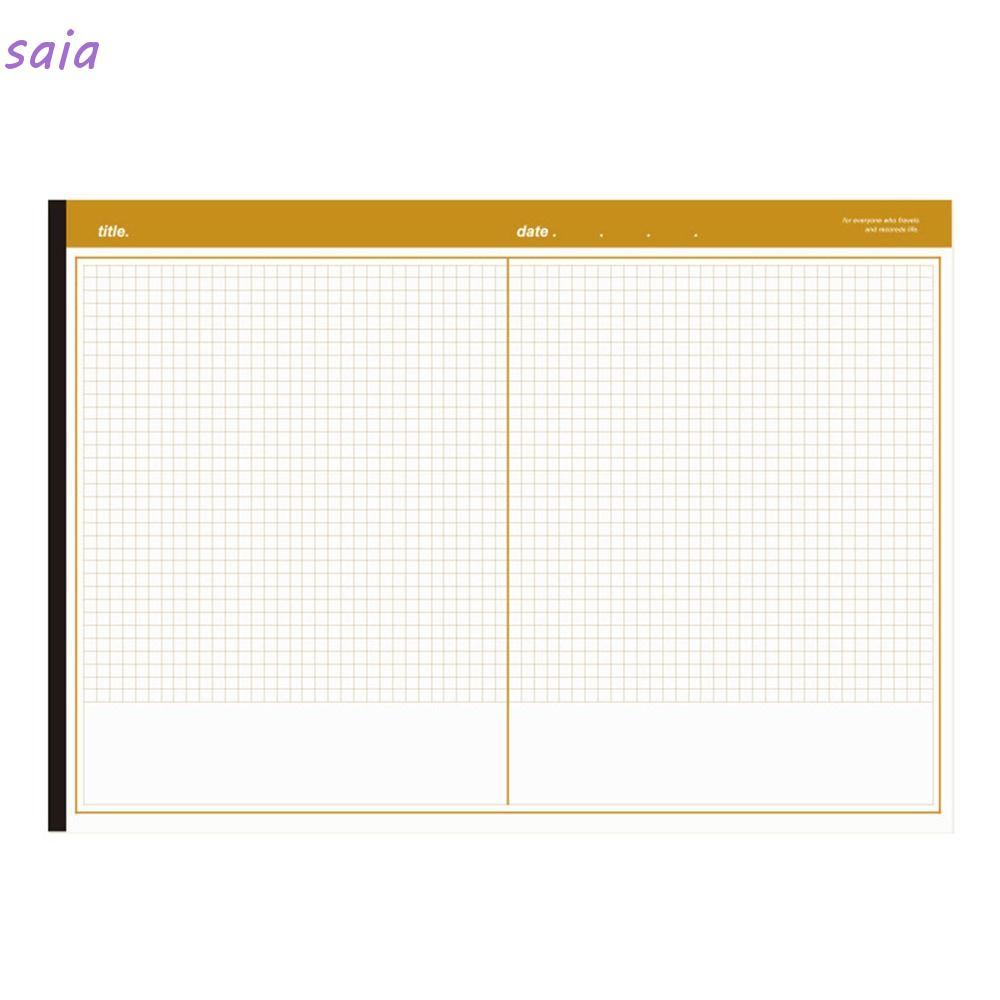 SAIA 20 tờ / Sổ tay B5, Notepad có thể xé ngang, Sổ tay giấy B5 đơn giản dành cho học sinh