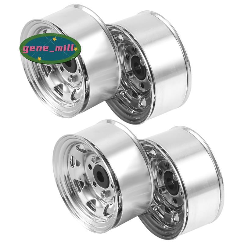 4 1.55 Kim Loại Beadlock Bánh Xe Vành Hub Cho 1 / 10 RC Xe Bánh Xích Jr 90069 D90 CC01 LC70 MST