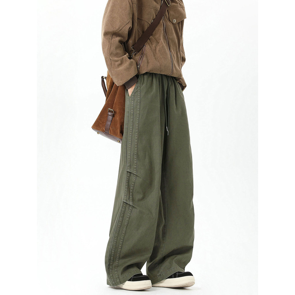 Quần Kaki Ống Rộng Vintage | Vintage Stripe Relaxed Pant | 3T Streetwear