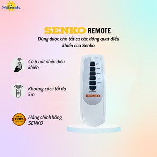 Nilank Remote Điều Khiển Quạt Senko Đa Năng TR1683, DR1608, TR1628 DH1600