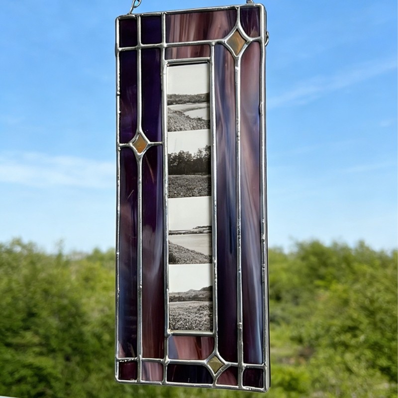 GROUP Acrylic Photobooth Khung Treo Dọc Dải Ảnh Khung Trang Trí Cửa Sổ