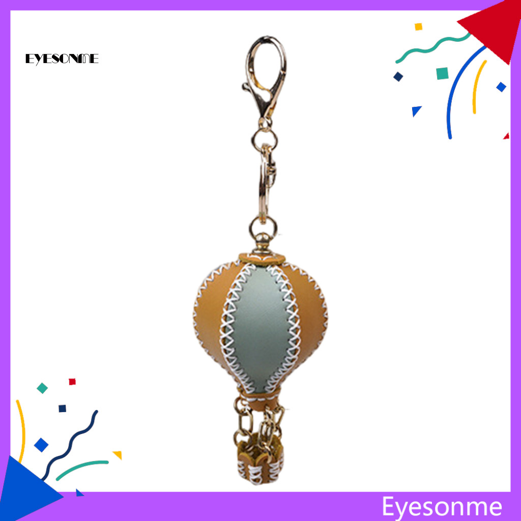 EYES DIY Faux Leather Craft Kit Móc khóa da giả cá nhân DIY Faux Leather Hot Air Balloon Móc khóa Cr