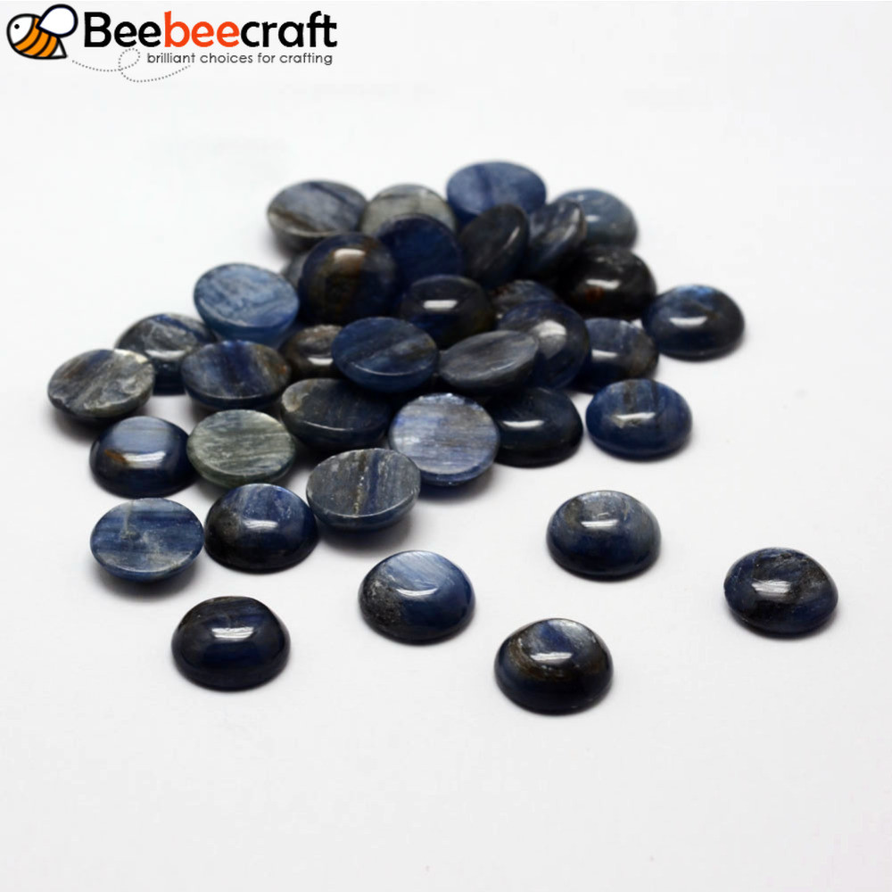 1 Mái Vòm Kyanite / Cyanite / Disthene Cabochons 12x4-5mm