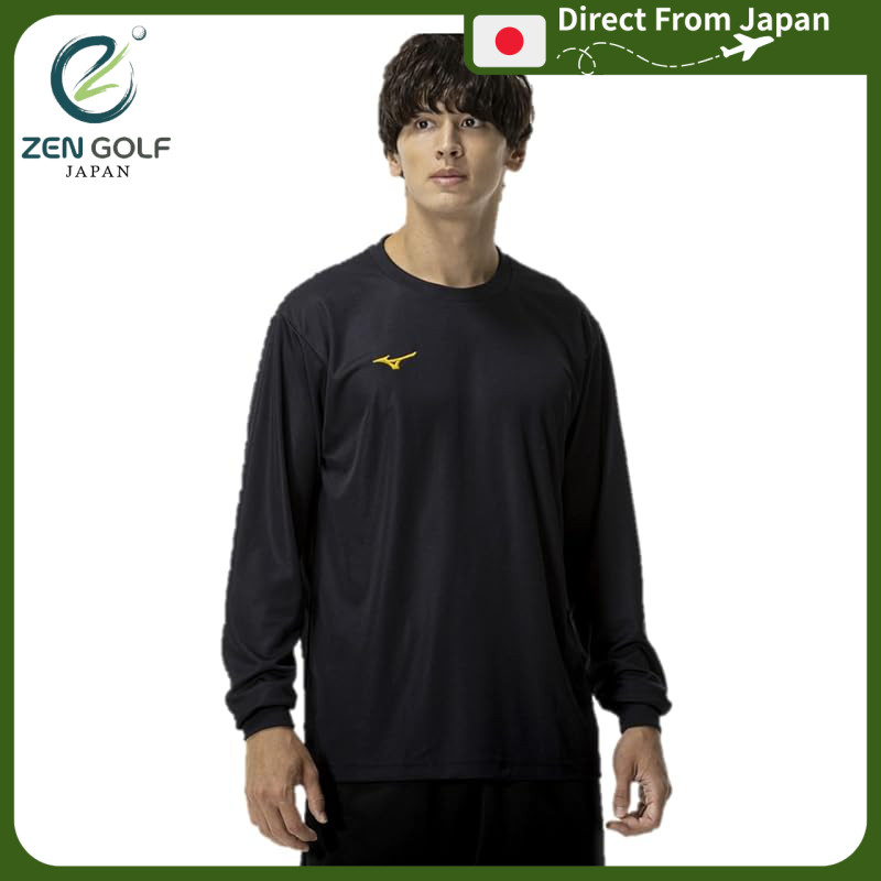 Training wear long sleeve T-shirt Navidry U-neck moisture-wicking inner wear 【Model available】 32MAC