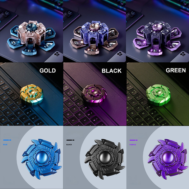 Đồ chơi nóng Spinner Fidget Roulette Finger EDC Giảm căng thẳng Spinning Top cho người lớn và trẻ em