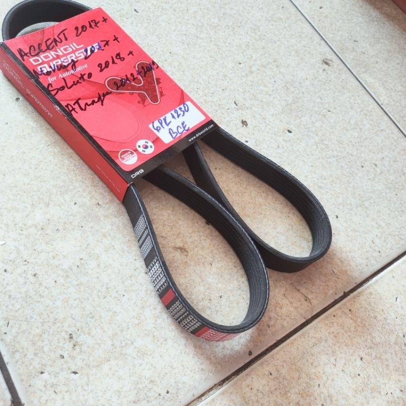 Dây curoa tổng Huyndai accent/Kia Morning/Soluto/Attrage 2017-2023/Corolla Altis 2006-2014 6PK1230 H