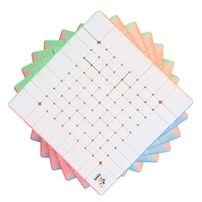Rubik 10x10x10 Yuxin Little Magic – Stickerless – Rubik Khối Lớn Siêu Mượt