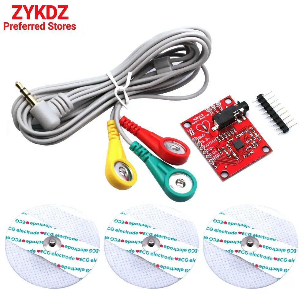 Cảm biến tín hiệu cơ EMG Cảm biến Ecg mô-đun AD8232 ecg đo xung tim ecg bộ cảm biến giám sát cho Ard