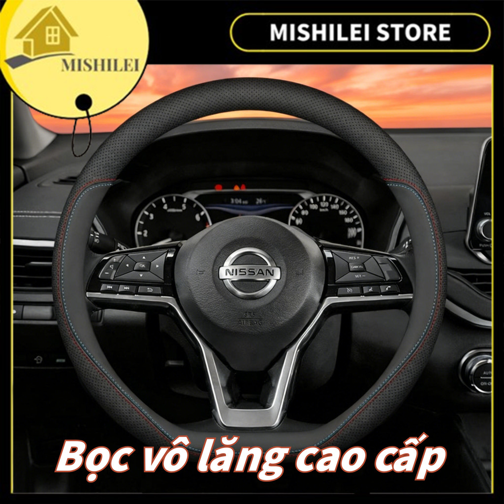 Bọc Vô Lăng Ô Tô 3D Thoáng Khí Chống Trơn
