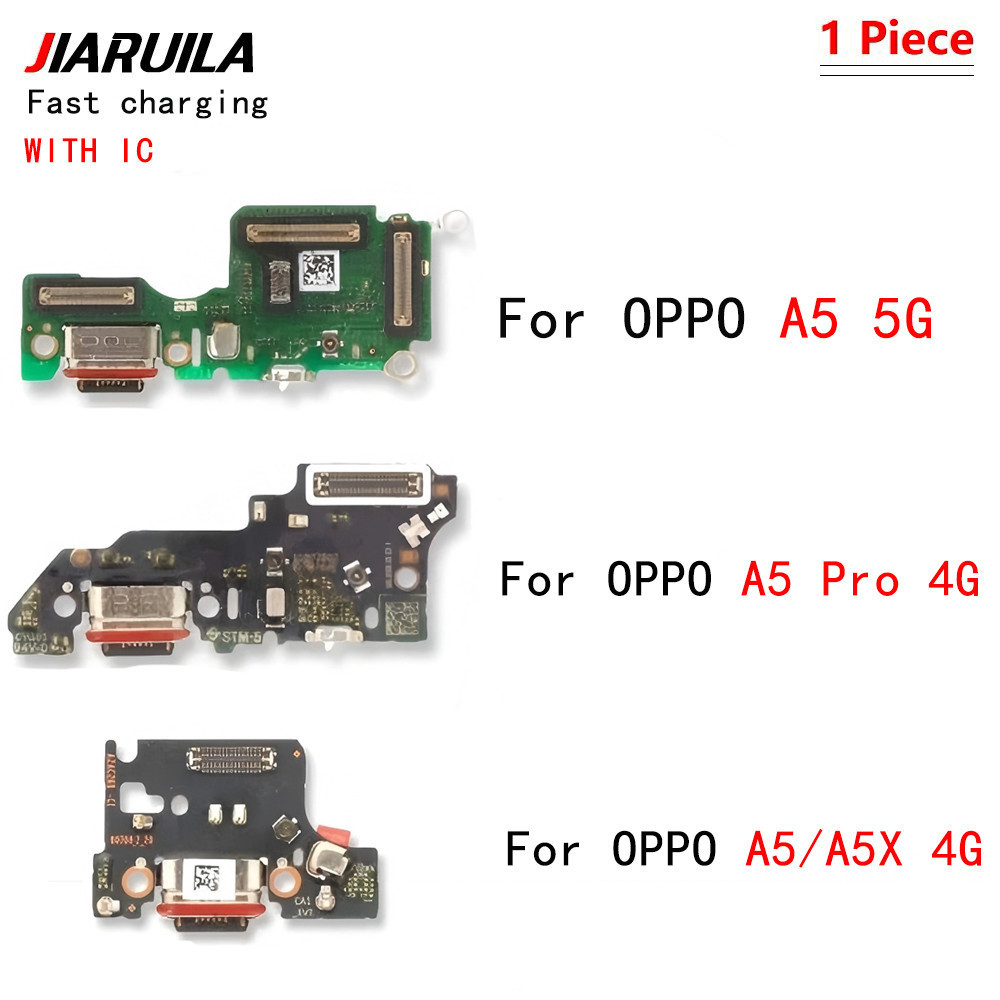Cổng Sạc USB Ban Cho OPPO A5 5G A5X 4G A5 Pro 4G Đế Sạc Cắm Cáp Mềm Thay Thế