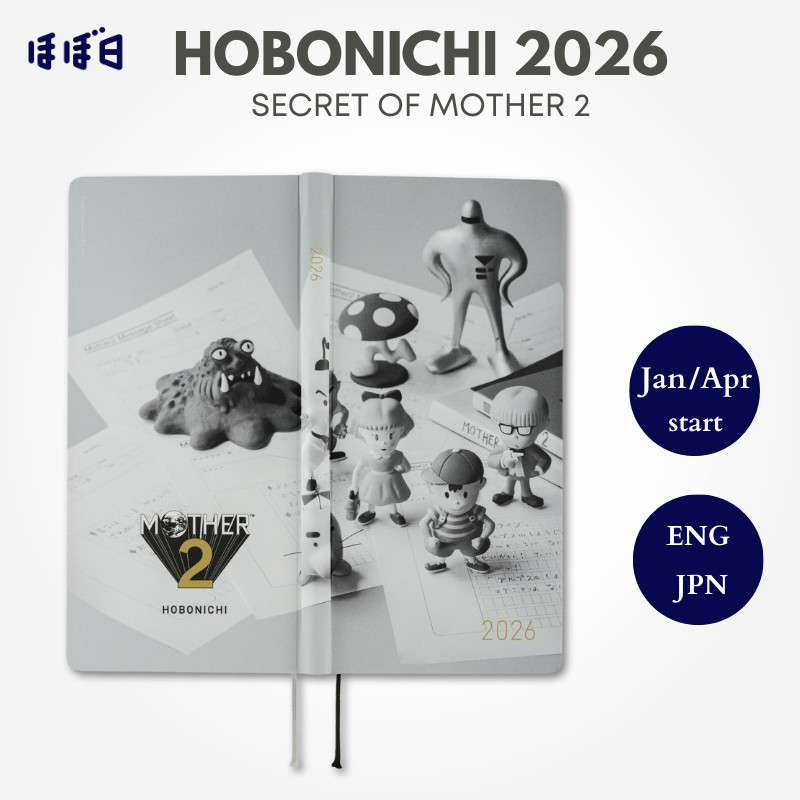 HOBONICHI Techo 2026 The Secret of MOTHER 2 - Weeks Size (Starts in January/April)