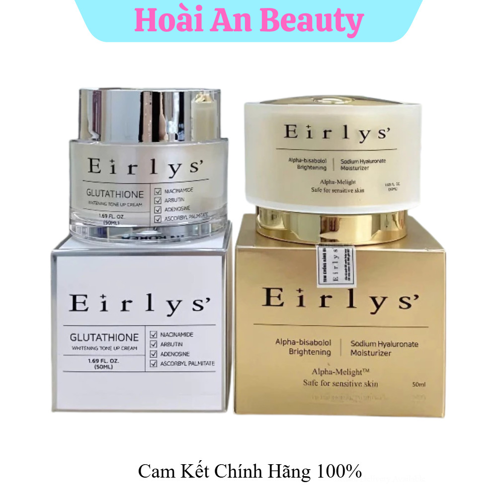 Kem Dưỡng Trắng Da Tone Up Eirlys' Glutathione 50ml