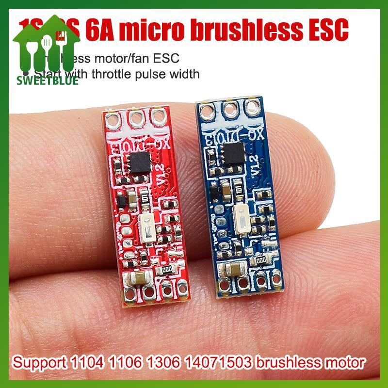 SWEET 1S-2S 6A Micro Brushless Motor Driver Board Ổ đĩa điều chỉnh điện cho 1104 1106 1306 1407 1503