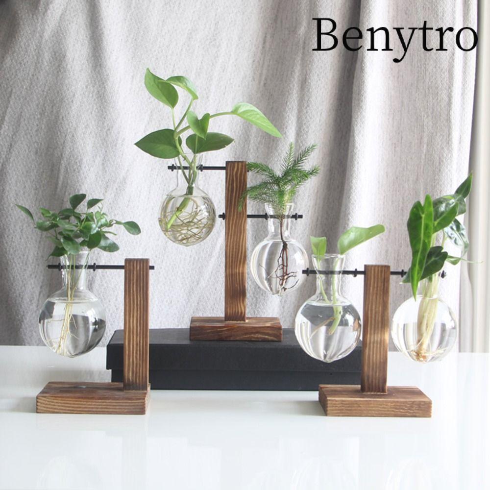 Benytro thủy tinh trồng cây kiểu dáng vintage độc đáo