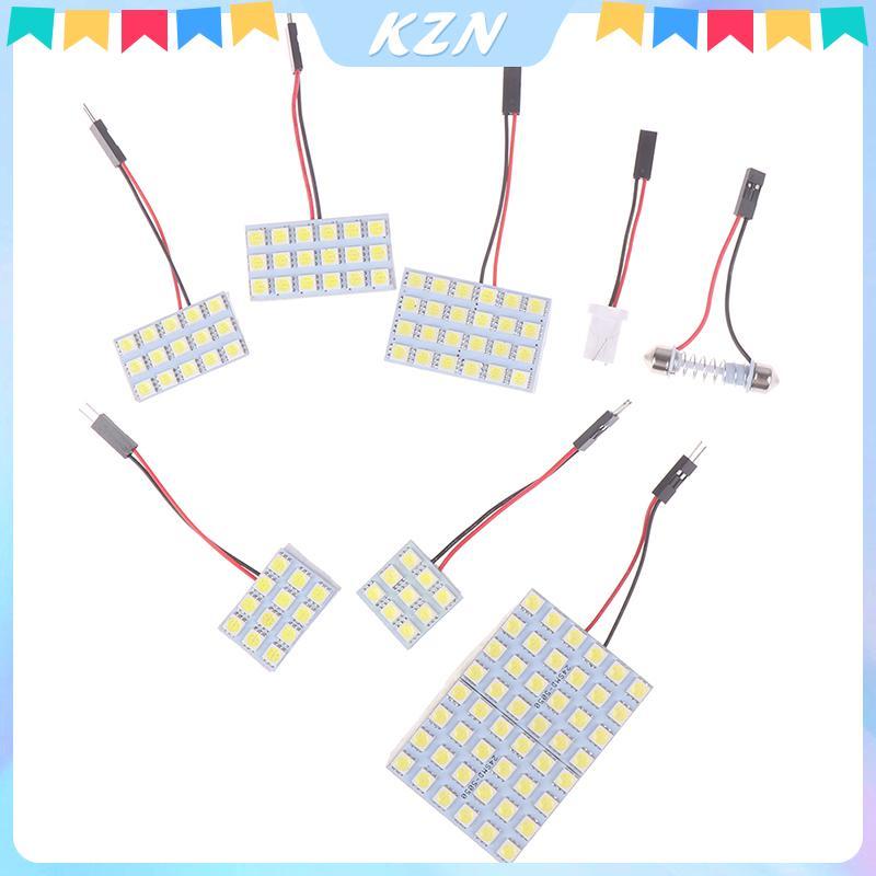[kzn] Nội thất ô tô 5050 đèn led trắng bảng đèn smd t10 festoon vòm ba9s 12v 5w [vn]