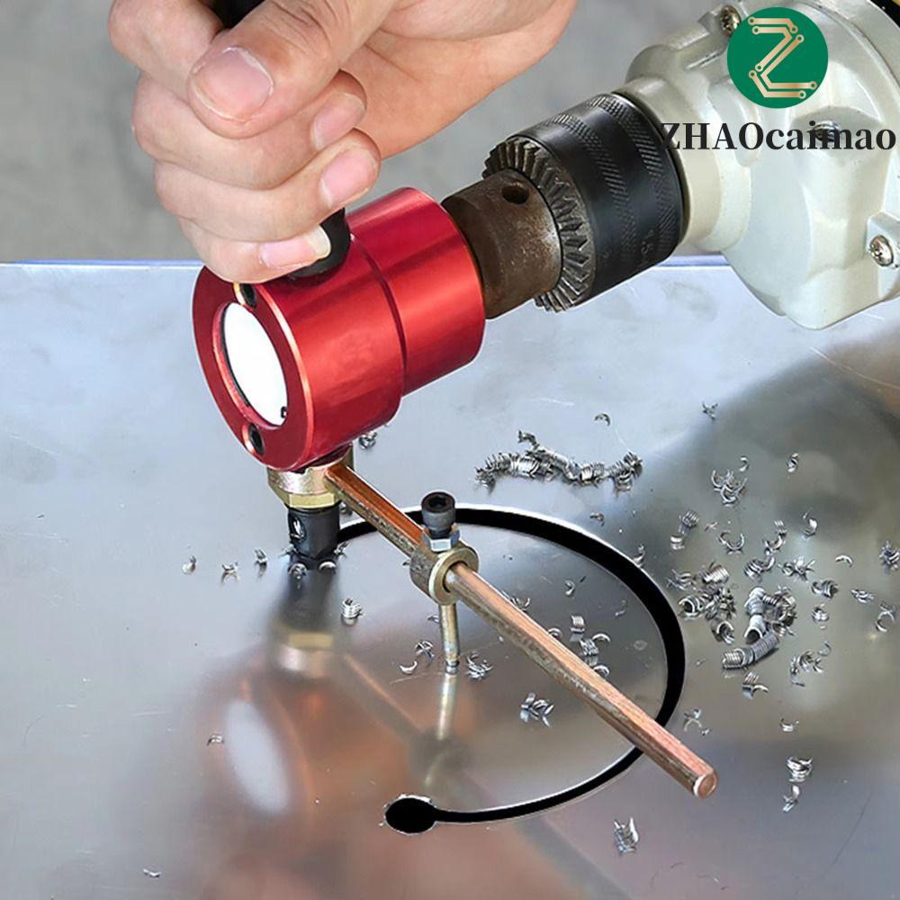 Máy cắt tấm kim loại ZHAOCAIMAO, Nibbler hai đầu có thể điều chỉnh, Dụng cụ gỡ rối quay quay bằng sắ