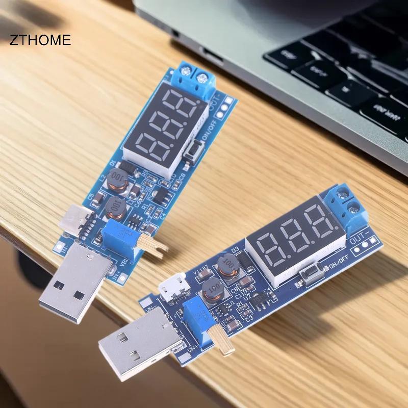 ZTHOME USB Step UP / Down Power Supply Module Boost Converter DC-DC 5V sang DC1.2V-24V Đầu ra có thể