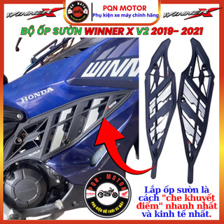 Bộ Ốp Sườn & Ốp Lốc Máy Cho Honda Winner X 2019 2020 2021 Tặng Pát Gắn Kiểu Z1000 Độ Xe Đẹp