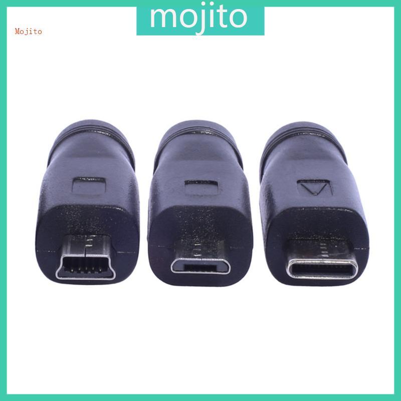 Bộ chuyển đổi Mojito Female sang Male DC5521 sang Mini USB Micro USB Type-C Connector