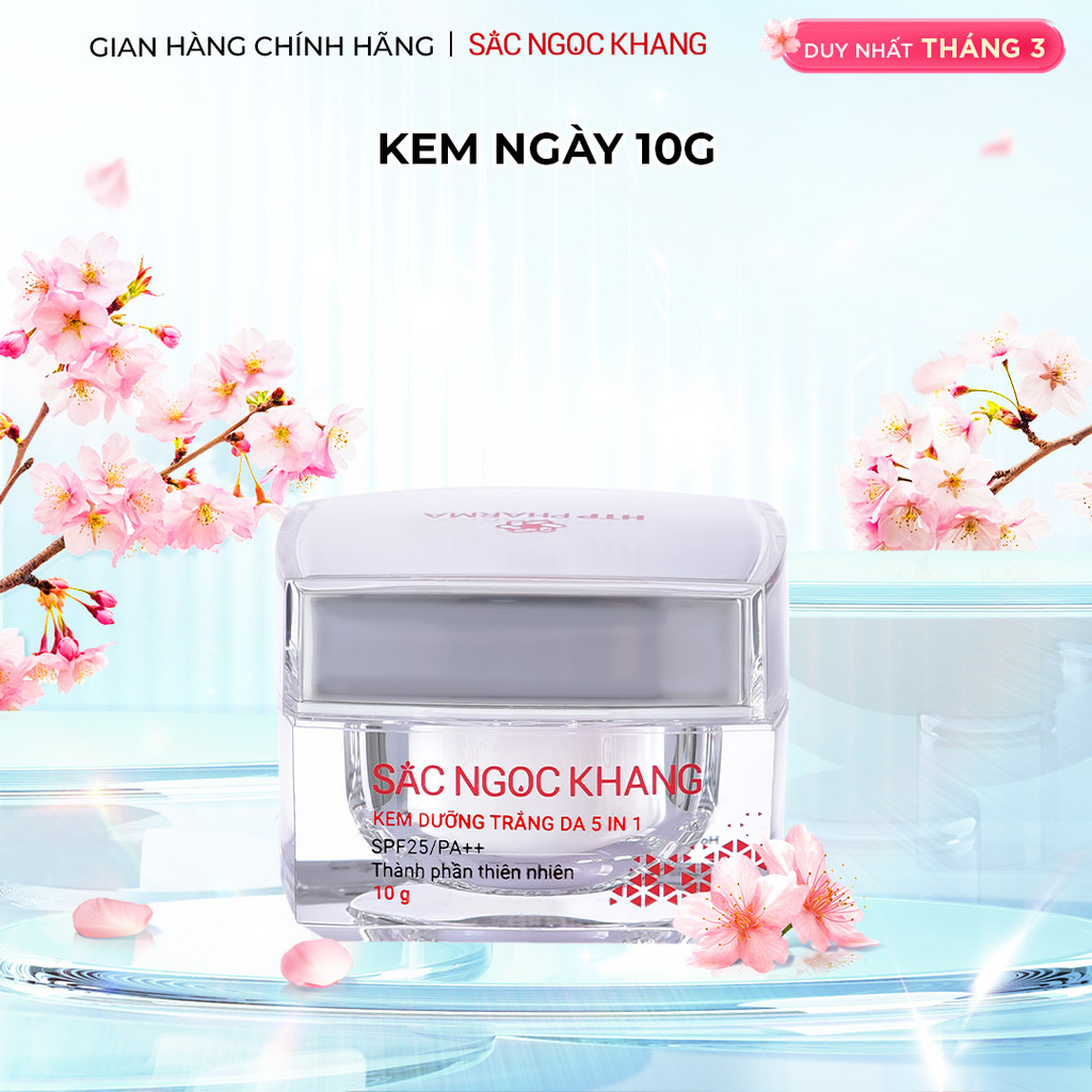 Kem dưỡng da Ban Ngày Sắc Ngọc Khang 5in1 10g Sắc Ngọc Khang - dưỡng ẩm, dưỡng sáng, mờ nám, sạm, tàn nhang